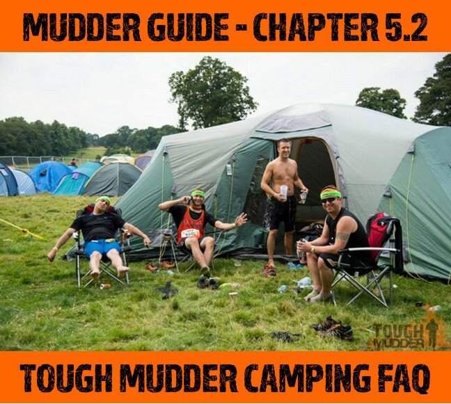 Camping at Tough Mudder