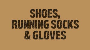 Mudder Stuff Shoes, Running socks & Gloves