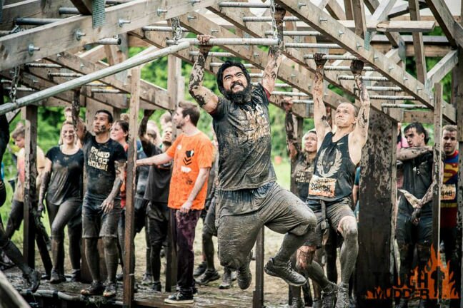 Funky Monkey 2.0 is one of the hardest Tough Mudder obstacles